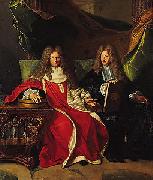 Hyacinthe Rigaud Pierre-Cardin Lebret (1639-1710) and his son Cardin Le Bret (1675-1734), oil on canvas